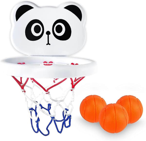 Panda Basketball Legetøjssæt, Badelegetøjssæt, Badekarlegetøj til Babyer Småbørn, Badelegetøj