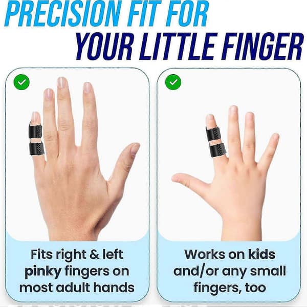 Lillfingerskena (2-pack) Triggerfingerstöd för barn, liten, lillfingerskena SZTCLV