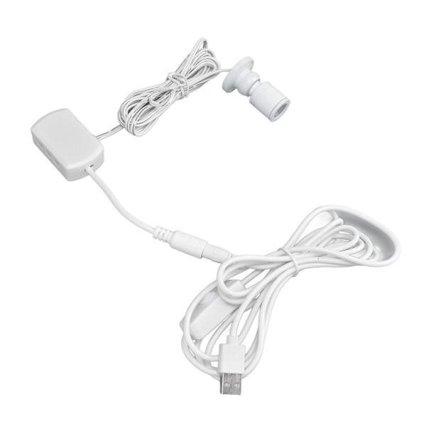 LED Underskabslampe Dæmpbar Hvid USB Drevet Vitrineskabslampe med 3 Installationsmetoder til 6