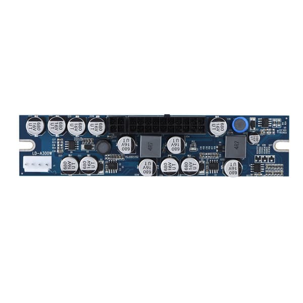 300W PC Strømforsyningsmodul 12V DC Input 24Pin Connect AUX SATA Kabel