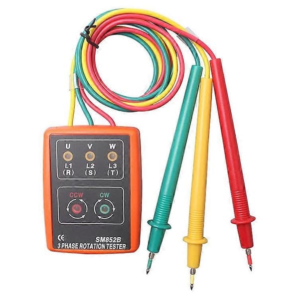 SM852B 3s pyörimisen testaaja ilmaisinmittari (oranssi) Orange