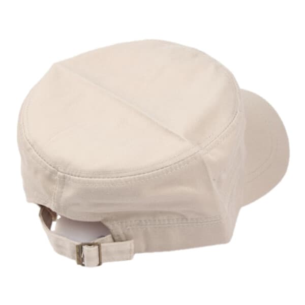Beige militærcaps hærhetter - Flate hærhetter beige-X72-[dt]