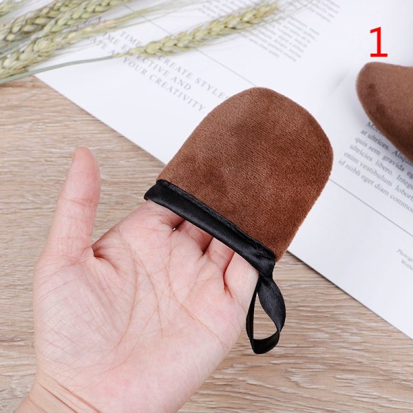 Bruna fingerhandskar återanvändbara 1pc
