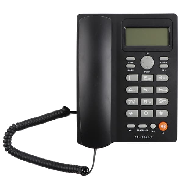 Håndfri Hurtigtelefon til Hjemmekontor Hotel Sort
