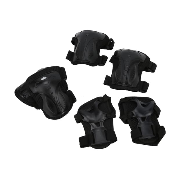 6 st Skyddsutrustning för vuxna skateboard Knä Armbåge Handledsskydd