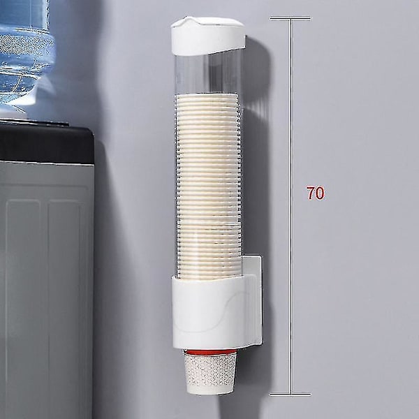 Dispenser för engångspapper, väggmonterad plastförvaringsställ