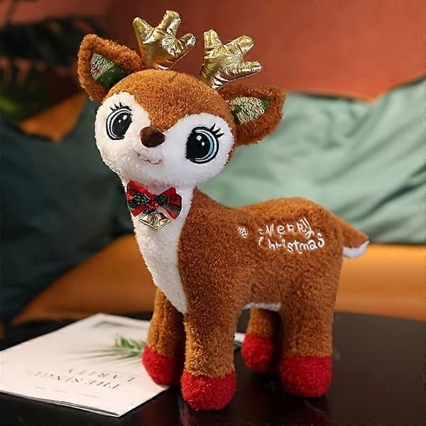 Julälgdocka plyschleksak Liten ren docka Julaftons trasdocka Julklapp red