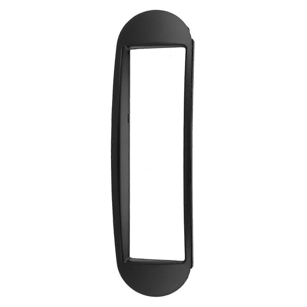 1Din Center Control Audio Fascia CD MP3 DVD Panel Stereoafspiller Ramme Bil Interiør Trim Sort