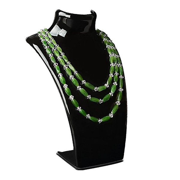 Skyltdocka Halsband Smycken Hänge Display Stand Hållare Modell