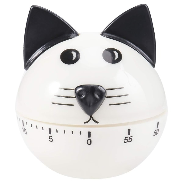 Kök Mekanisk Timer Tecknad Matlagning Kattformad klocka