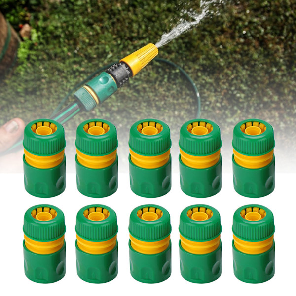 10-pakning med 1/2\" hageslange hurtigkoblinger for irrigasjonssystemer