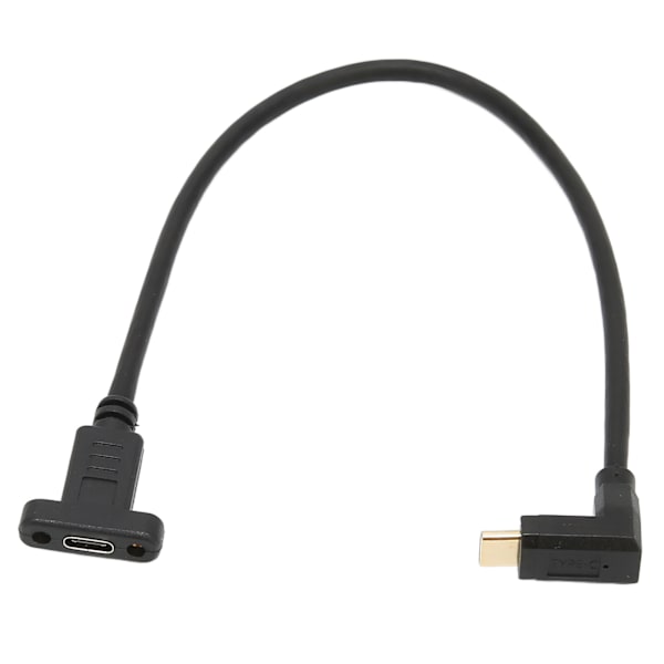 USB 3.1 Typ C Hane till Hona Förlängningskabel Panelmontering Skruvhål
