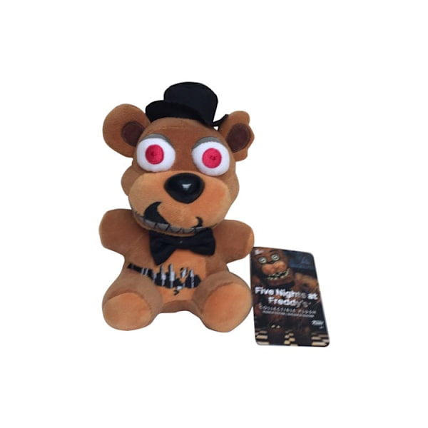 Midnight Security Breach Plyschleksak tecknad docka Brown bear 18 cm