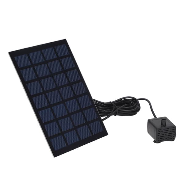 [DT]Solar Springvandspumpe Direkte Drev 6 Dyser Lavt Strømforbrug Solcelle Flydende Springvand til Have 7V