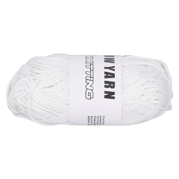 Selvlysende Tykt Garn 50 m DIY Polyester Strikkemateriale Til Sweater Hat Farve 1