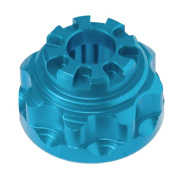 RC Differensialhus Aluminiumslegering Front Bakre Differensial Deksel Reservedeler for 820564 1/10 RC Crawler Blå