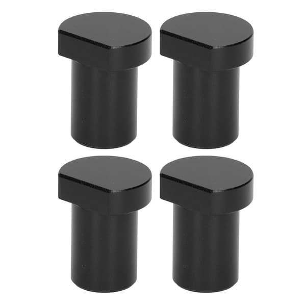 4 Station Træbearbejdning Desktop Begrænsningsblokke Multifunktionel Arbejdsbord Peg Bremse Stop 20mm Diameter Sort