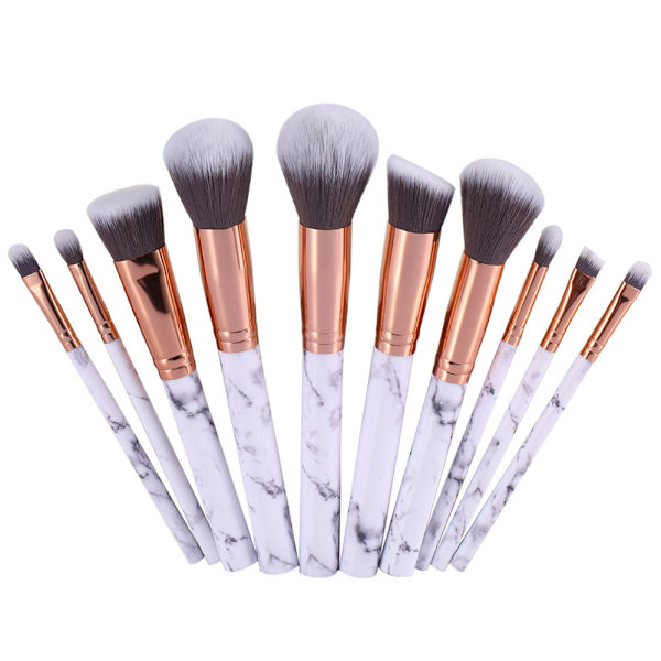 【DENGTU】10 Professional Makeup Brushes, Makeup Set, Marble