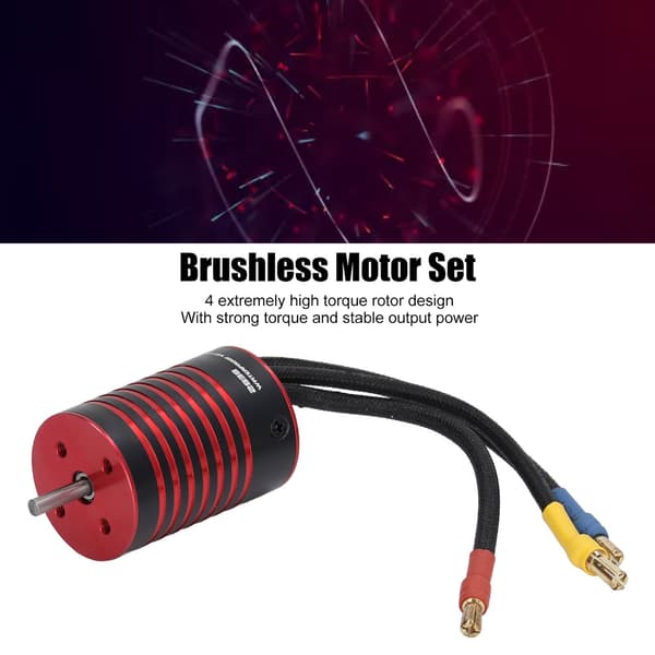 Børsteløs M2838 Motor 35A ESC Programmeringskort Elektronisk Hastighedsregulator Combo Sæt til 1/14 1/16 RC Bil 4700KV
