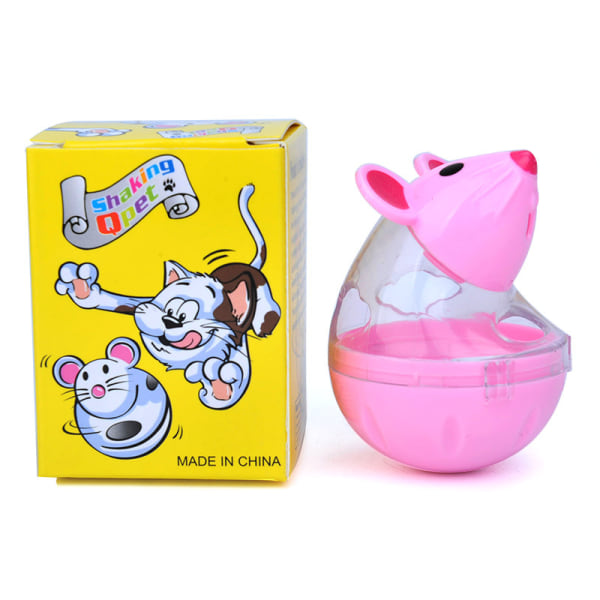 Katt och tumlare utelämnar bollmusen Pink 7*5cm