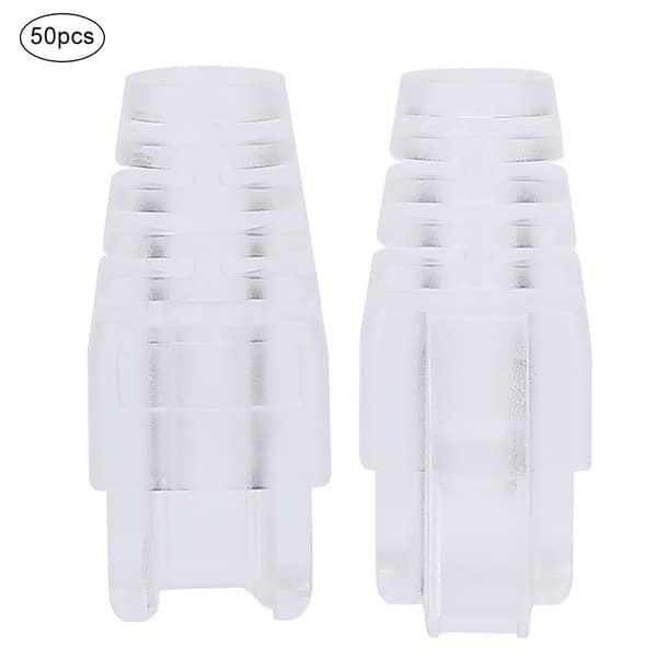 Slitstarka CAT5e CAT6 Nätverkskabel Kontakt Skydd 50-pack