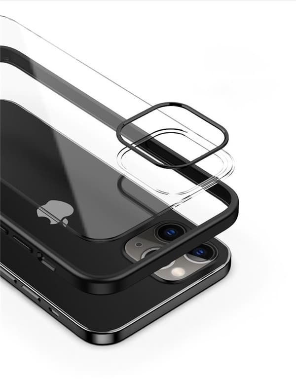 Elegant mobilcover til iPhone 12 mini, Sort Svart 50