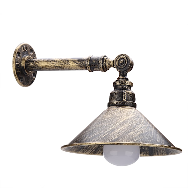 E27 Retro Vegglampe - Antikk Rør-Sconce for Kafeer, Barer og Ganger