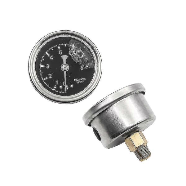 Justerbar bränsletrycksregulator Bränsleförstärkare Universal tryckregulator med tryckmätare Biltillbehör