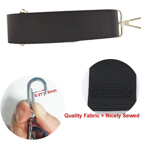 [DT]Justerbar skulderrem til tasker, 3,8 cm bred taskerem DIY-tilbehør til håndtasker, muleposer og crossbody-tasker
