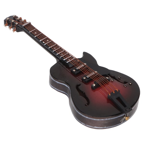 Vibrerende guitar reversnåle - Musikinstrument design dame broche nål, ideel til dekoration og gave, leveres med opbevaringsboks