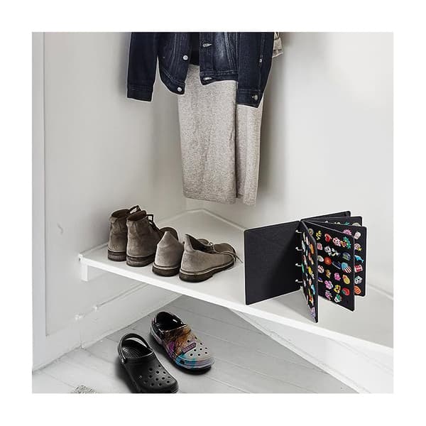【DT】Skocharms-displayholder for Crocs - Inkluderer ikke tilbehør Black
