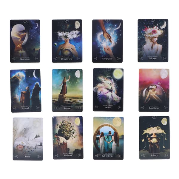 Fate Divination Tarotkort Bærbart Unikt Mønster Spådom Festspil Gave