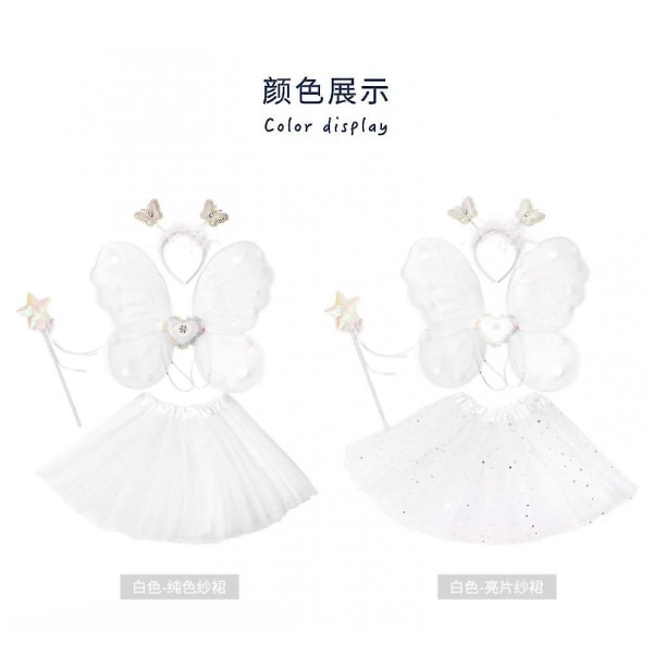 Princess Fairy kostym Fairy Butterfly Wings Set