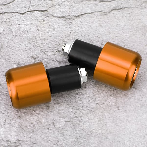 2 st MC-modifieringstillbehör Styrändpluggar för 22 mm styre (Guld)