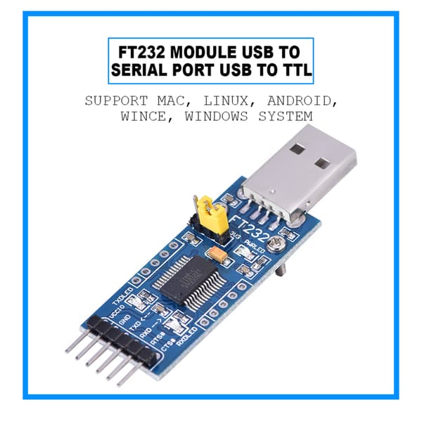FT232RL USB till Seriell TTL-omvandlarmodul Typ A
