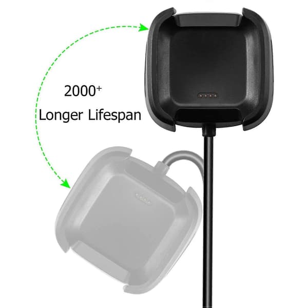 Lader kompatibel for Versa 2, erstatnings USB-ladekabel for Versa 2 Smartklokke Tilbehør[dt]