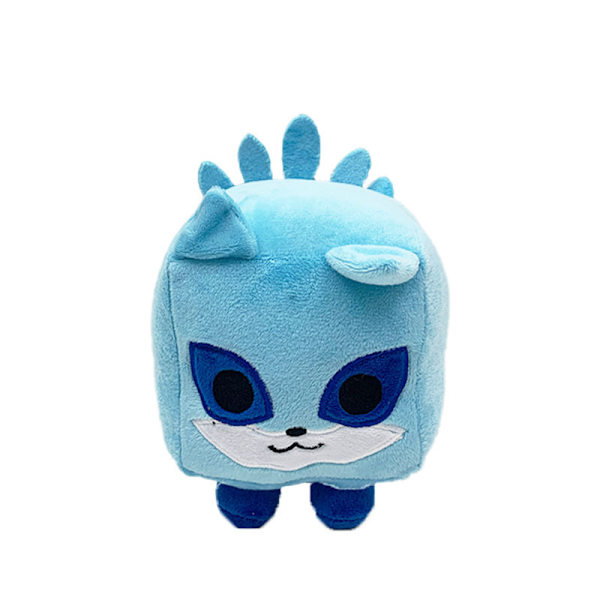 stora spel katt plysch söt fyrkantig katt plysch docka Cube Fox 14x10x12cm