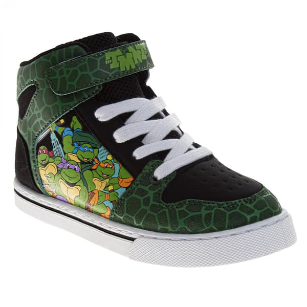 TMNT Børne High Top Sneakers Green Size 1