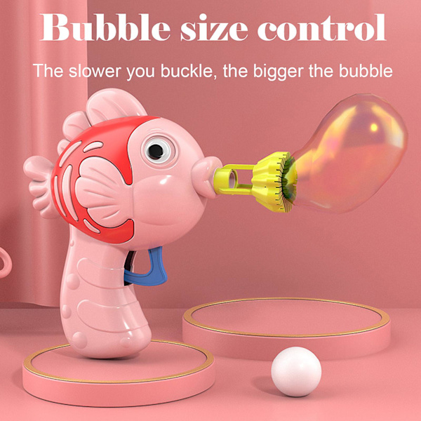 Small Fish Bubble Machine Manual utan batteri Pink