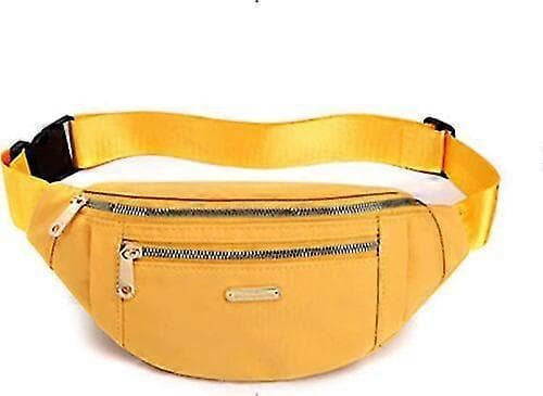 Midjeväska Stor Diagonal Midjeväska Cross Midja Vattentät Väska Plus Size Midjeväska yellow