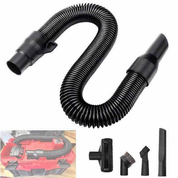 Milwaukee M18 Packout Vacuum Hose Replacement, Flexible Extended Reach for Models 14370105 & 088020