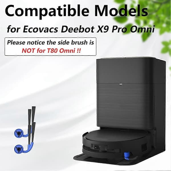 Sidebørster til Ecovacs Deebot X9 Pro Omni Støvsuger Reservedele