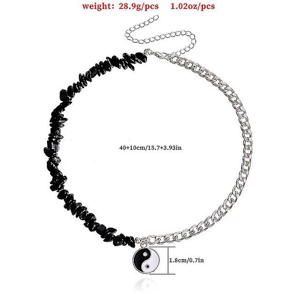Bagua Tai Chi Yin Yang hängande halsband