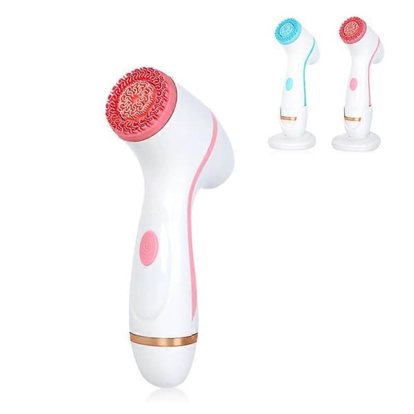 NY Ansigtsrensebørste Elektrisk Multifunktionel Sonic Ansigtsvaskinstrument Pink