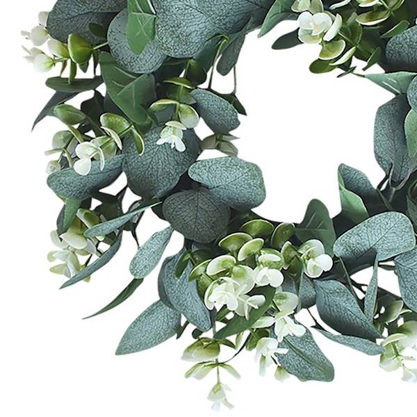 Konstgjord blomstereukalyptuskrans utomhusdekoration L