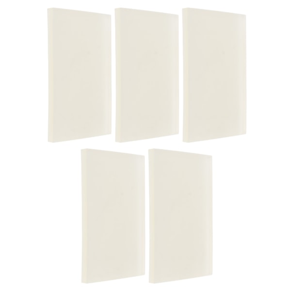 Stämpelskärningsblock 5-pack - Mjuka gummiblock för DIY-hantverk och stämpelskärning - Storlek 10x7,5x0,5cm