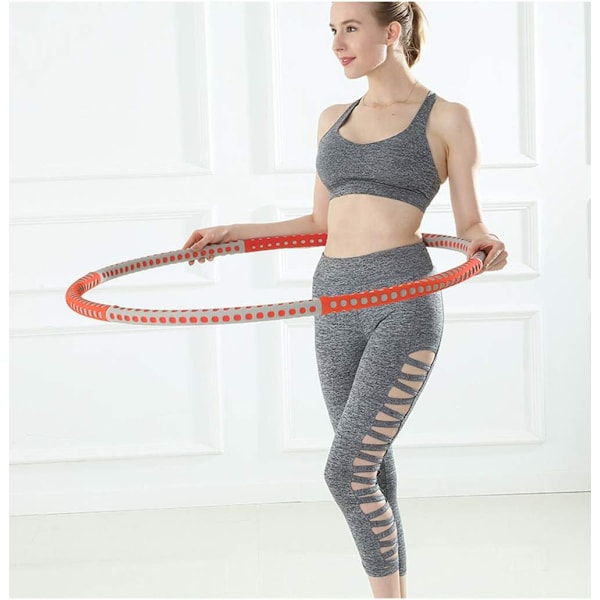 Hula Hoop Fitness Gymnastik för vuxna och barn orange