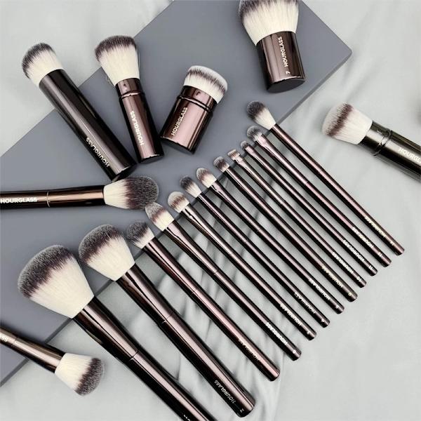 Timglass komplett utbud av sminkborstar sminkverktyg HG concealer No box