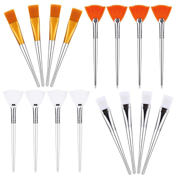 3/4 st Makeup Tools DIY Mask Brush Set Mjuk applikatorborste WT3