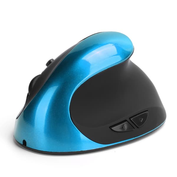 Trådlös Optisk Vertikal Mus 3:e Generationen Ergonomiskt Grepp Himmelsblå